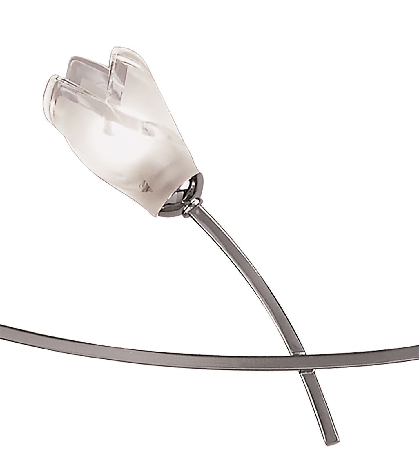 Mantra Pietra Linear Pendant 2 Arm 4 Light G9, Polished Chrome