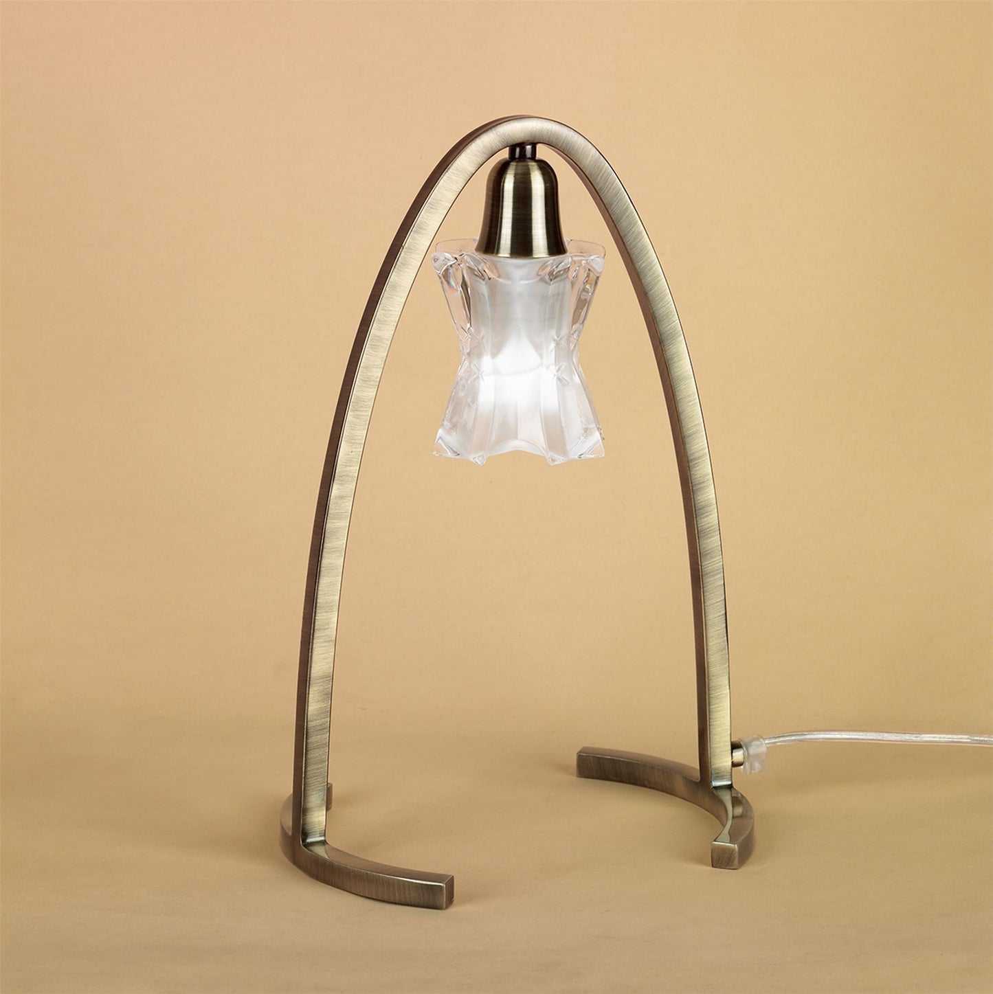 Mantra Alaska G9 Table 1 Light G9, Antique Brass