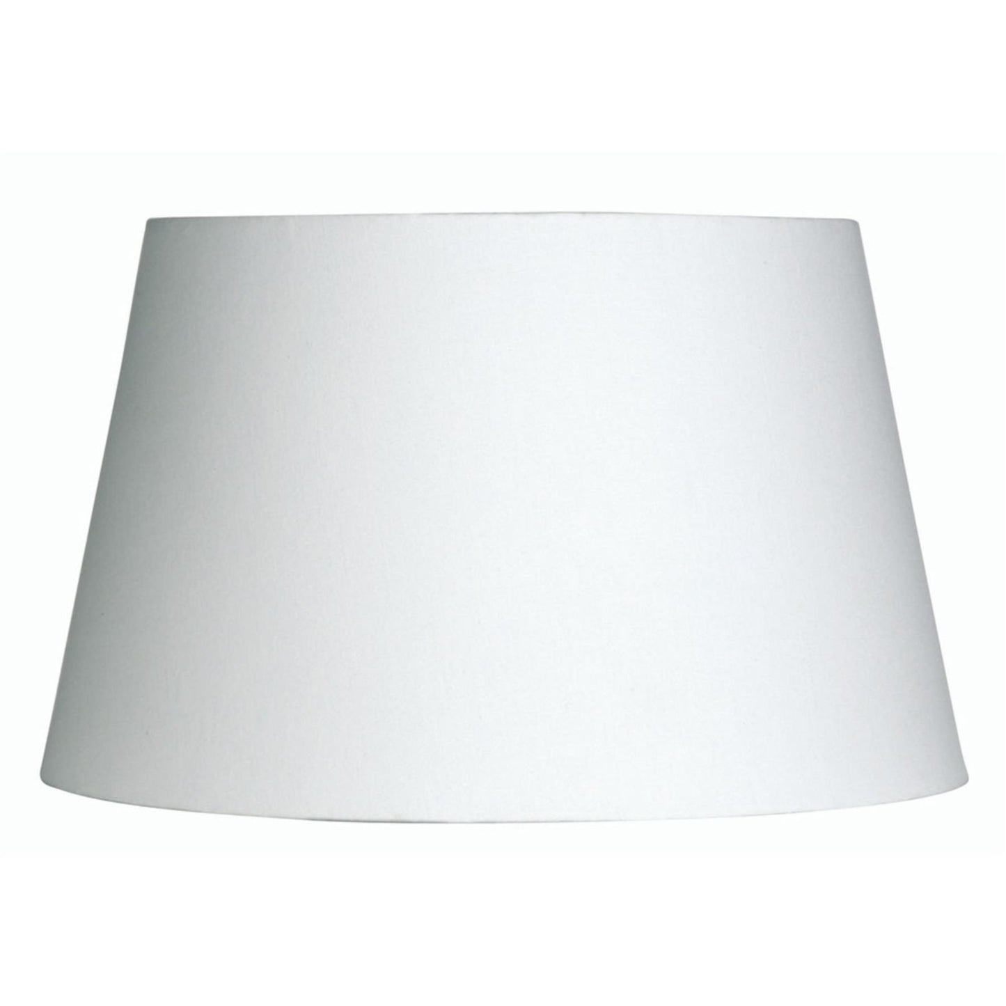 White Cotton Drum Lamp Shade 14 inch S901/14WH - Oaks Lighting
