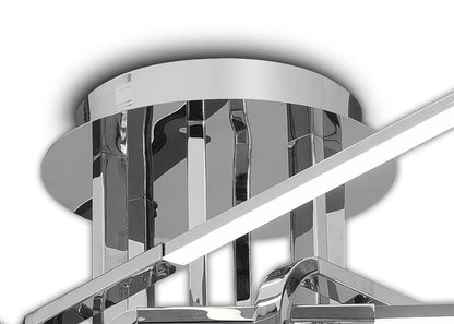 Mantra M6126 Cinto Ceiling 42W LED, 3000K, 3360lm, Polished Chrome, 3yrs Warranty - M6126 Ceiling