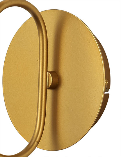 Mantra M6353 Jazz Wall Light, 1 x E27 (Max 20W), Gold Painting