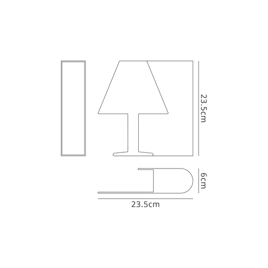 Mantra Book Table Lamp Right, 7W LED, 3000K, 420lm, White, 3yrs Warranty