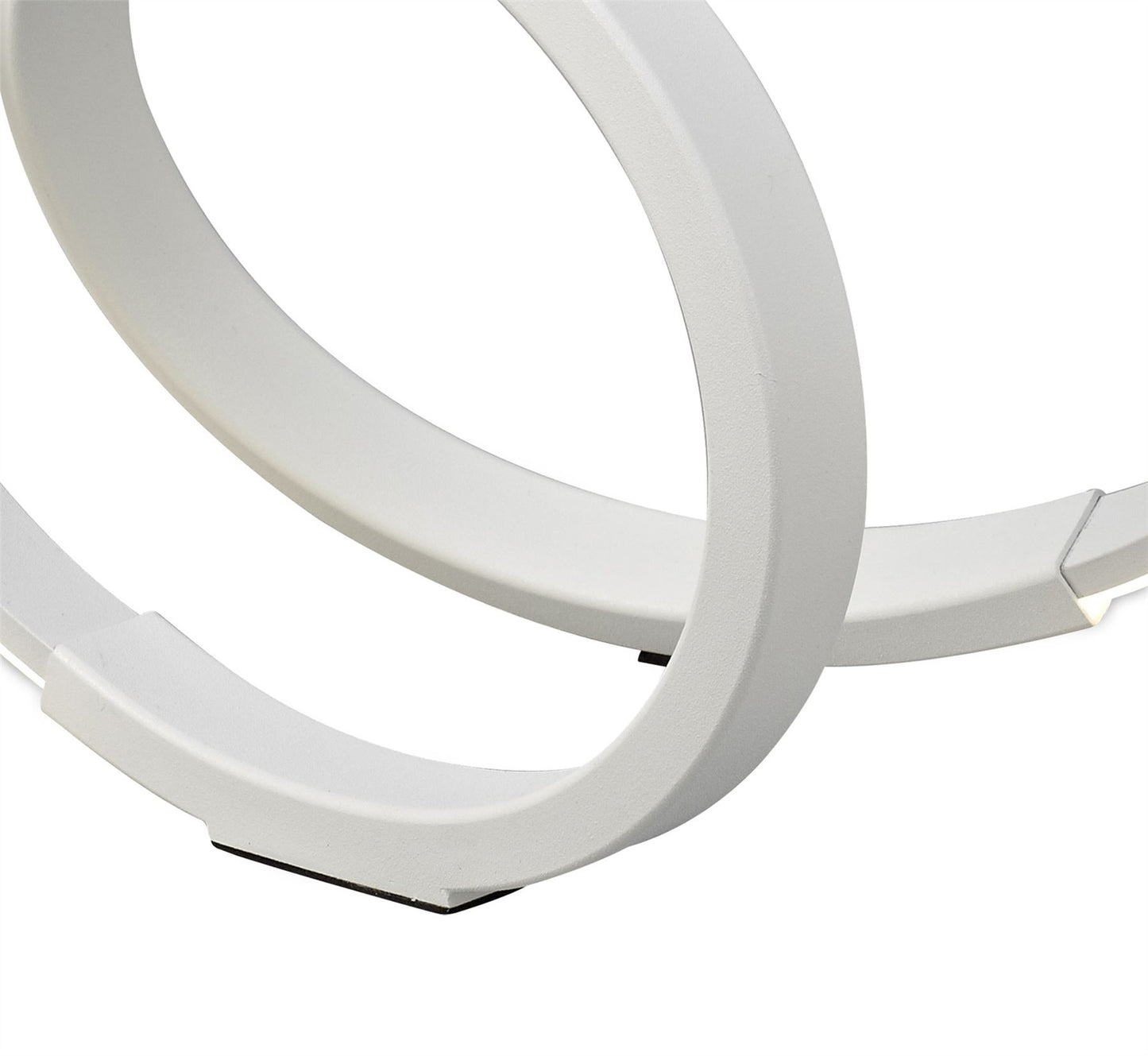 Mantra Infinity Blanco Table Lamp 12W LED 4000K, 1000lm, White/White Acrylic, 3yrs Warranty