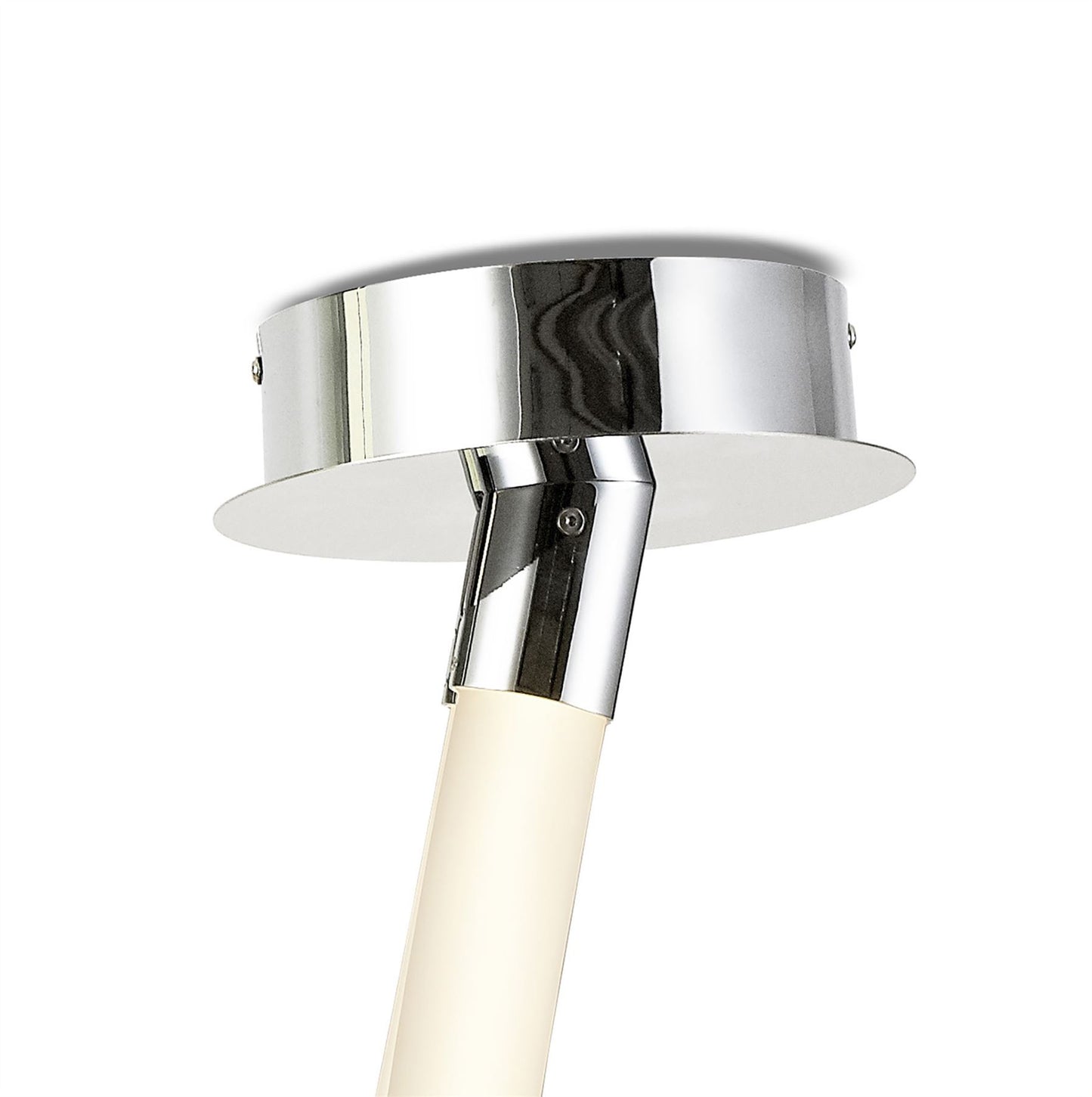 Mantra Armonia Semi Flush Medium Ribbons, 60W LED, 3000K, 4500lm, Polished Chrome/Frosted Acrylic, 3yrs Warranty Ceiling