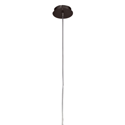 Mantra Fragma 10cm Pendant 1 Light G9, Black Chrome
