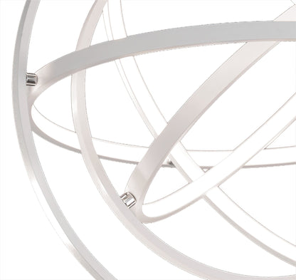 Mantra M5741 Orbital Pendant Round 60cm, 4 Ring, 90W LED 3000K, 3250lm, RF Remote Control White, 3yrs Warranty