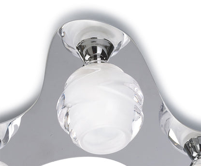 Mantra M1808 Loop Ceiling 3 Light G9 ECO, Polished Chrome
