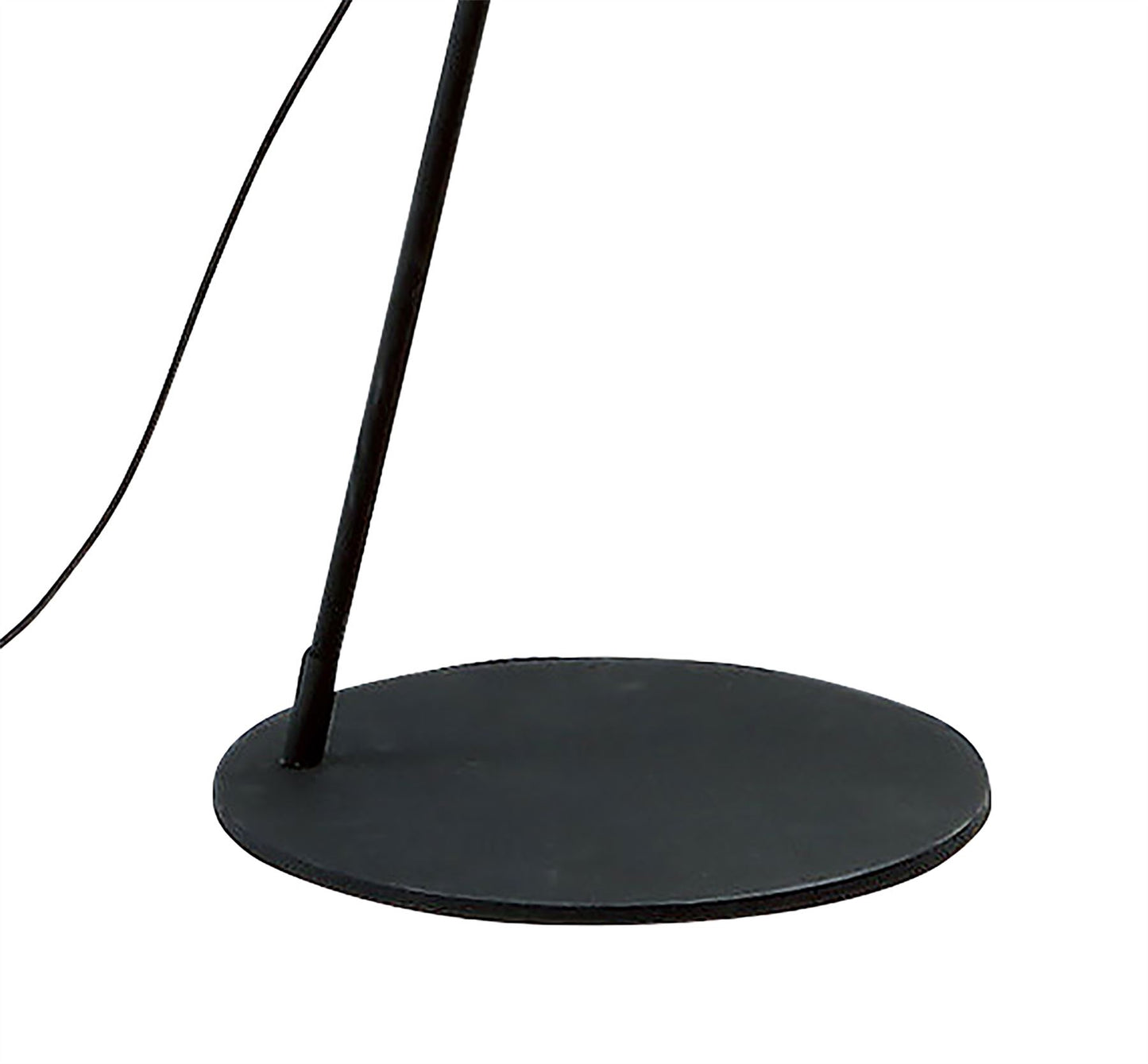 Mantra M4968 Nordica Floor Lamp E27 with Black Shade, Black/Polished Chrome - M4968/WS