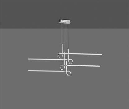 Mantra M6121 Cinto Pendant 42W LED, 3000K, 3360lm, Polished Chrome, 3yrs Warranty