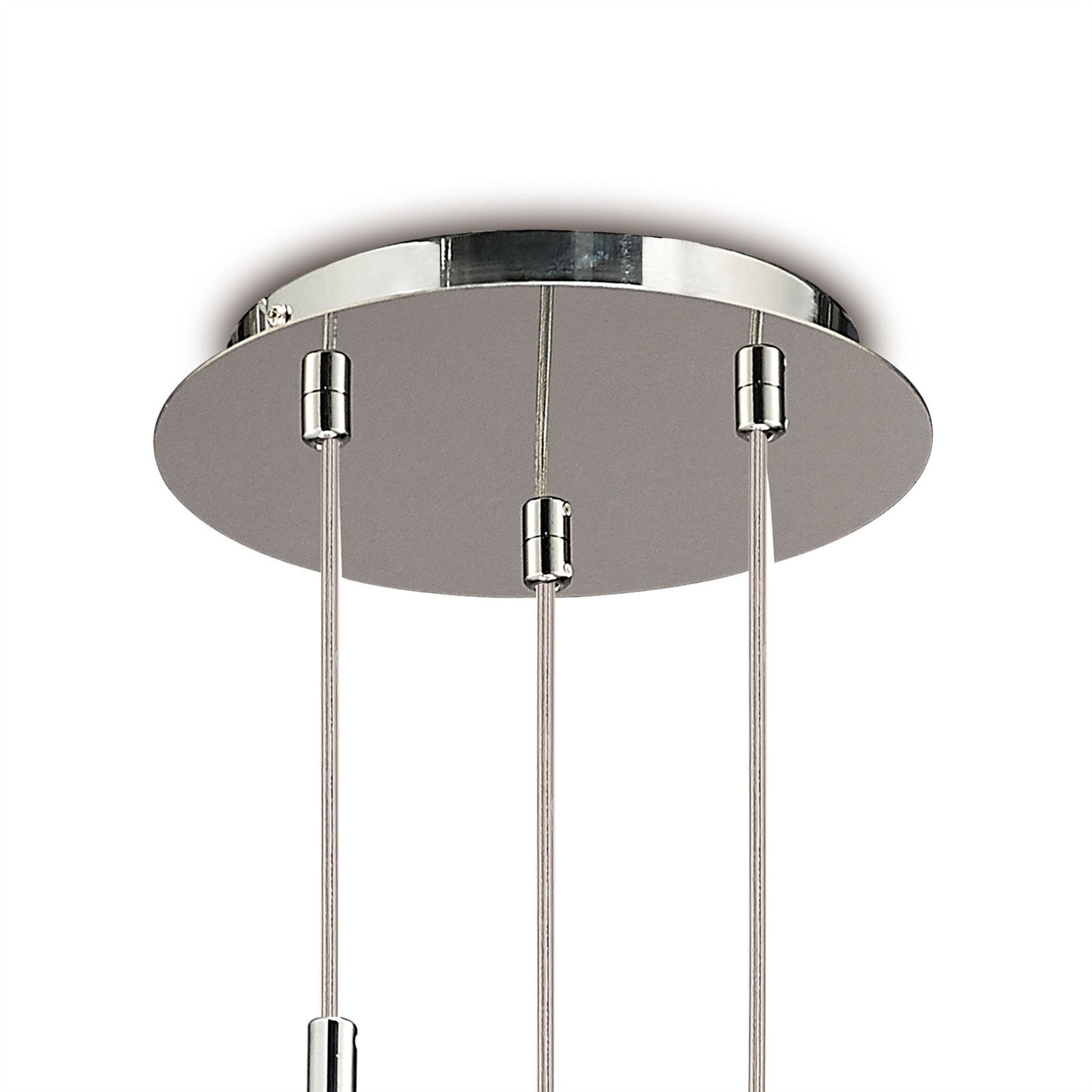 Deco Regina Pendant 3 Light G9 Polished Chrome/Smoke Glass