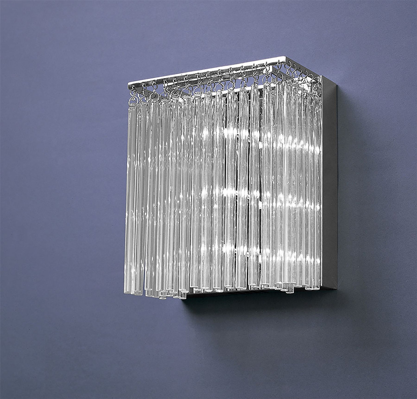 Diyas Zanthe Wall Light 2 Light G9 Polished Chrome/Clear Glass - IL30011/G9