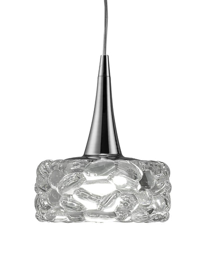 Mantra M3931 O2 Linear Pendant 3 Light E27 Line Large, Polished Chrome