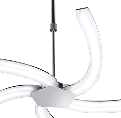 Mantra M3560 On Telescopic 30W LED 3000K, 3000lm, Polished Chrome/Frosted Acrylic, 3yrs Warranty - M3560 Ceiling