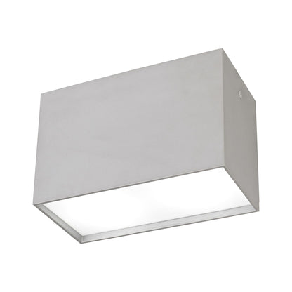 Mantra Fusion M5630 Kailua Flush Rectangular 2 x GU10, Silver - M5630 Ceiling