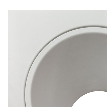 Mantra Fusion Brandon Recessed Downlight Square, 1 x GU10 (Max 12W), Matt White, Cut Out: 98mm, Lampholder Included