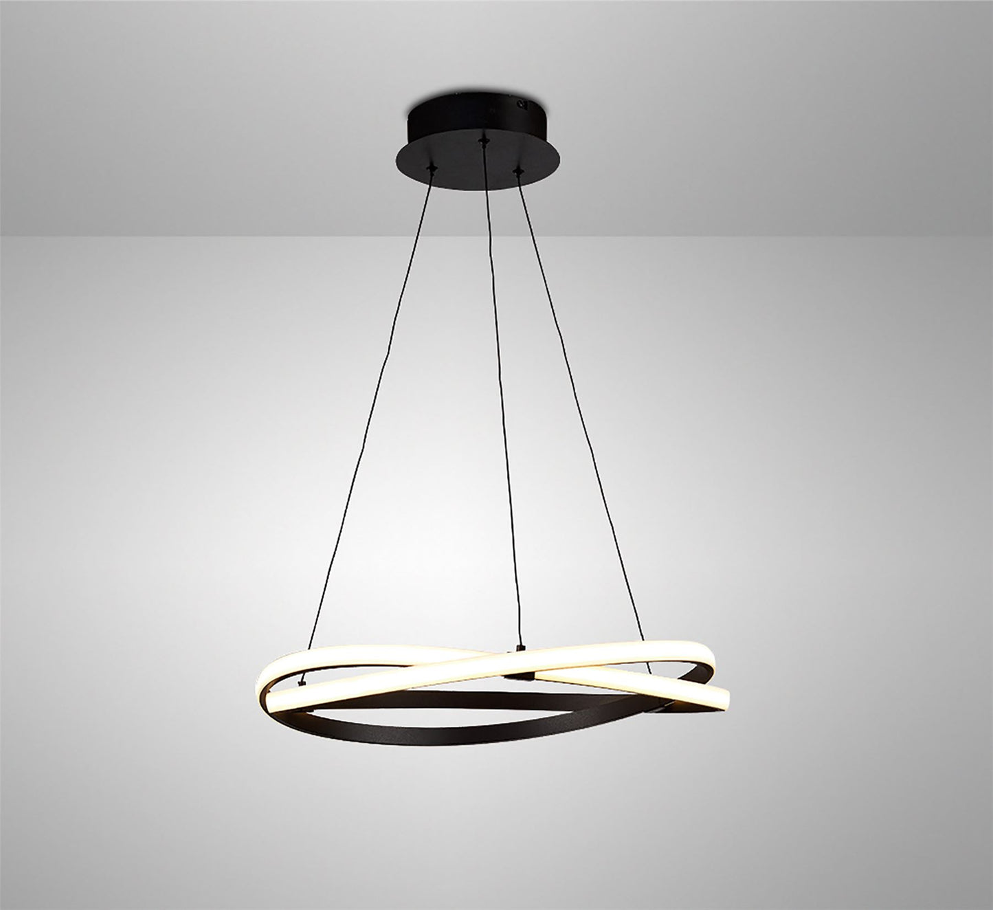 Mantra M5810 Infinity Brown Oxide Pendant 42W LED 2800K, 3400lm, Brown Oxide/White Acrylic, 3yrs Warranty
