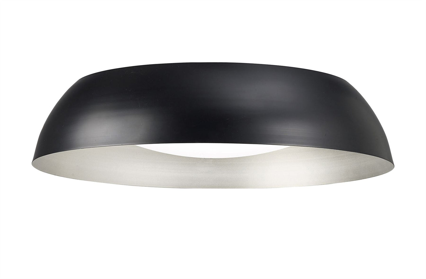 Mantra M4848 Argenta Ceiling Large 30W LED 3000K, 3000lm, Matt Black/Silver/White Acrylic, 3yrs Warranty - M4848 Ceiling