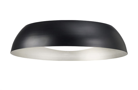 Mantra M4848 Argenta Ceiling Large 30W LED 3000K, 3000lm, Matt Black/Silver/White Acrylic, 3yrs Warranty - M4848 Ceiling