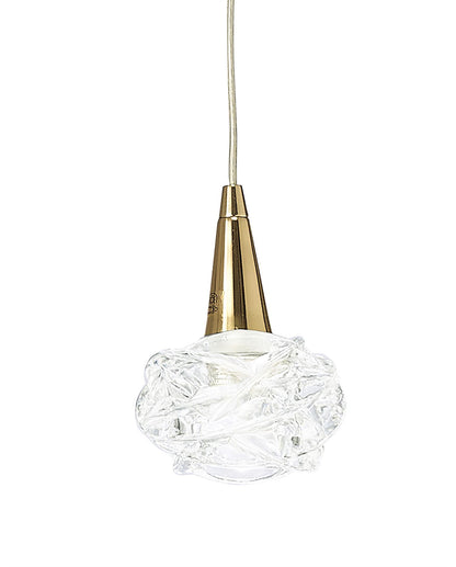 Mantra Maremagnum 12cm Pendant 1 Light G9, French Gold