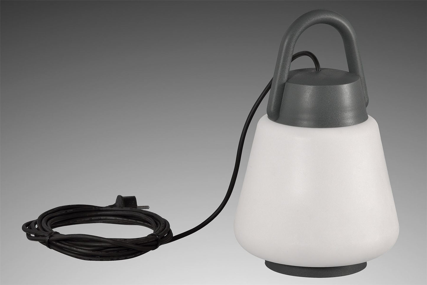 Mantra Fusion M6213 Kinke Table Lamp, 1 x E27, IP65, Anthracite, 2yrs Warranty