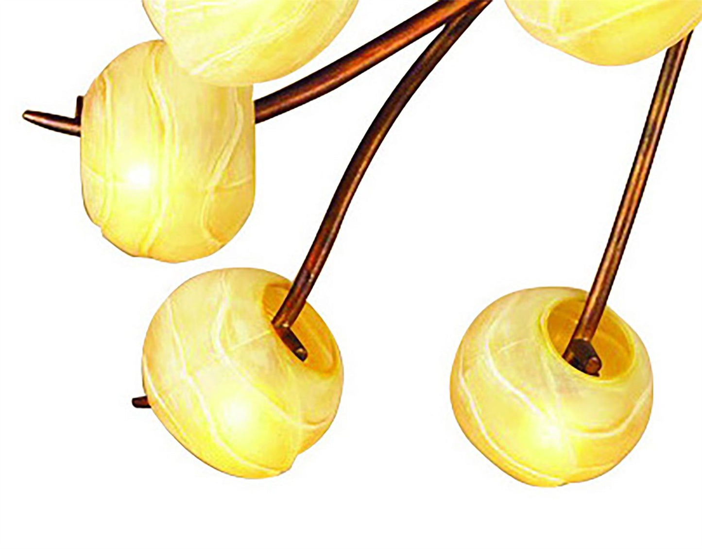 Mantra (0038 003) Wave Ceiling 5 Light G9, Rustic Gold