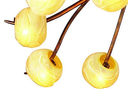 Mantra (0038 003) Wave Ceiling 5 Light G9, Rustic Gold