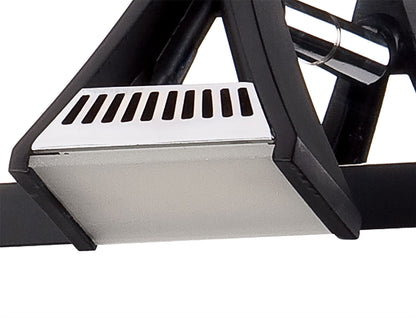 Mantra Fusion Filippo Linear Spot Light 4 Light LED 20W 3000K, 1750lm, Matt Black/Polished Chrome, 3yrs Warranty