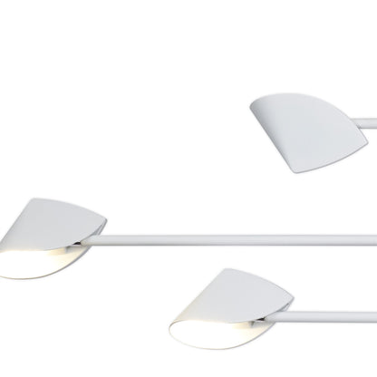 Mantra Capuccina 6 Light Linear Pendant, 45W LED, 3000K, 3100lm, White, 3yrs Warranty