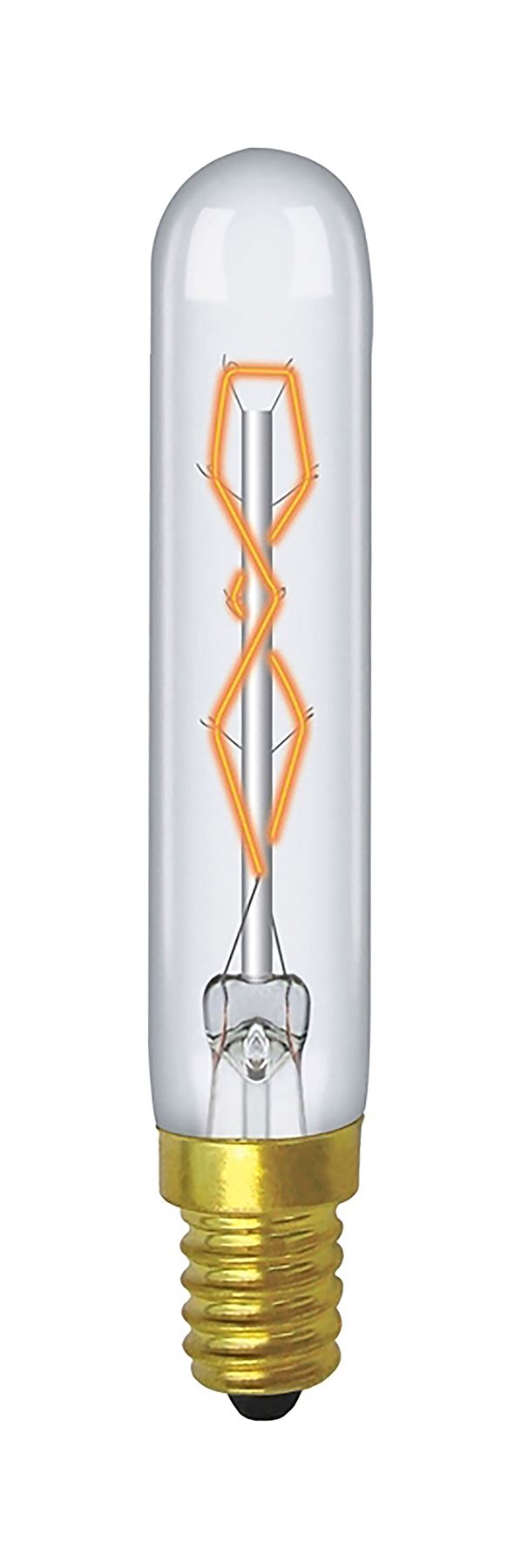 Luxram Rustica Slim-Tubular Short/S E14 Clear 15W Incandescent