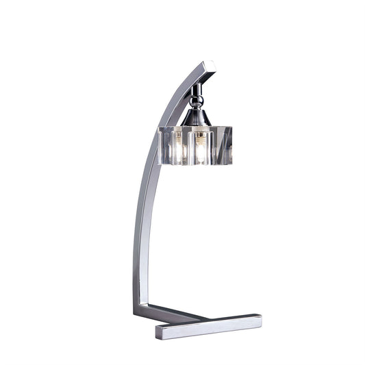 Mantra M2365 Cuadrax Table Lamp 1 Light G9, Polished Chrome