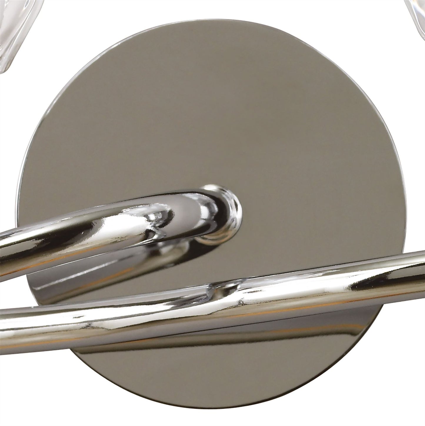 Mantra Amel Wall Light Switched 2 Light L1/SGU10, Polished Chrome, CFL Lamps INCLUDED