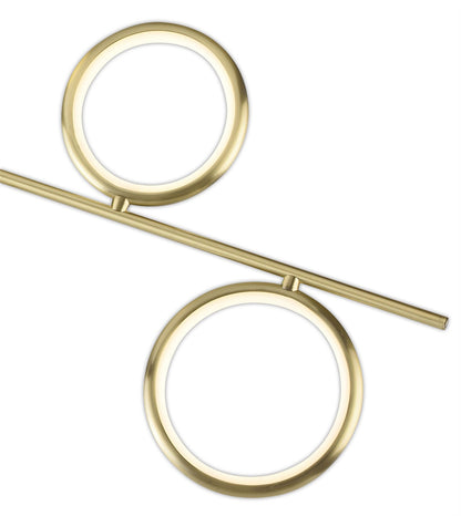 Mantra Olimpia Ceiling Light, 42W LED, 3000K, 3150lm, IP20, Satin Gold, 3yrs Warranty