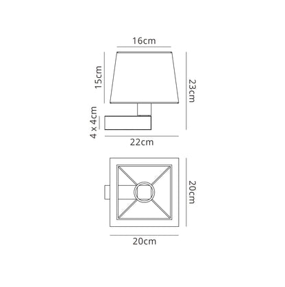 Mantra M5170 Bahia Flush Mount Plate Kit For M5234/M5236 Satin Nickel - M5170 Wall