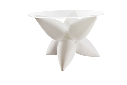 Mantra M1496 Palma Table 6 Light E27 Outdoor Glass/ IP44, Opal White/Clear Glass