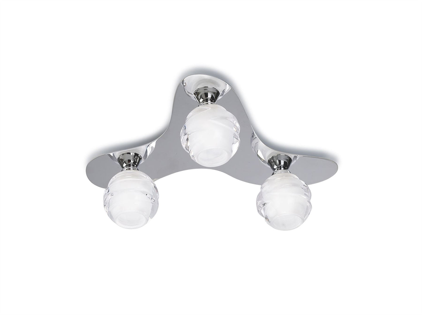 Mantra M1808 Loop Ceiling 3 Light G9 ECO, Polished Chrome