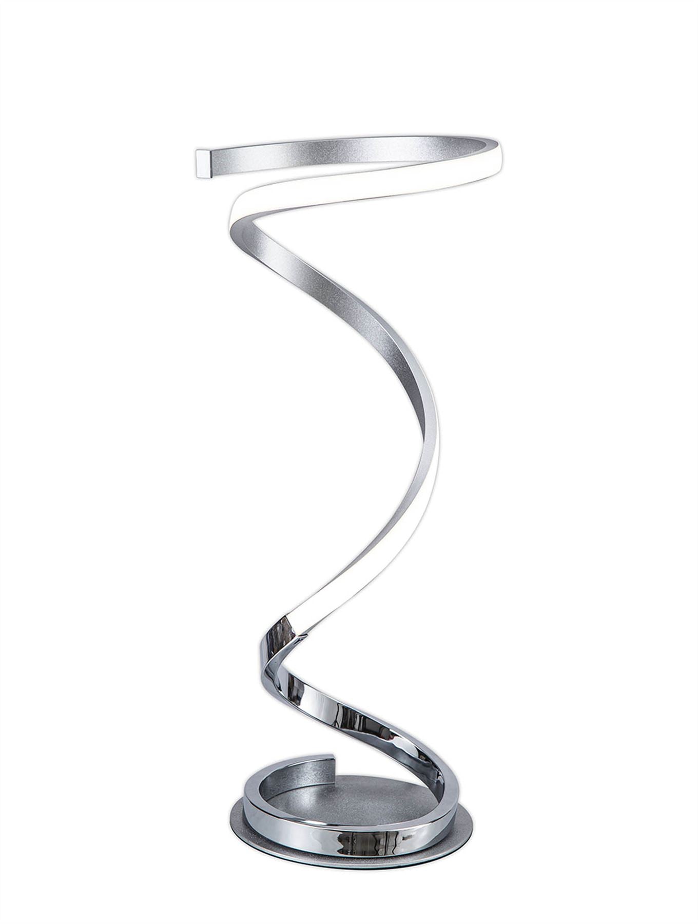 Mantra Helix Table Lamp 52cm, 20W LED, 3000K, 1600lm, Polished Chrome, 3yrs Warranty