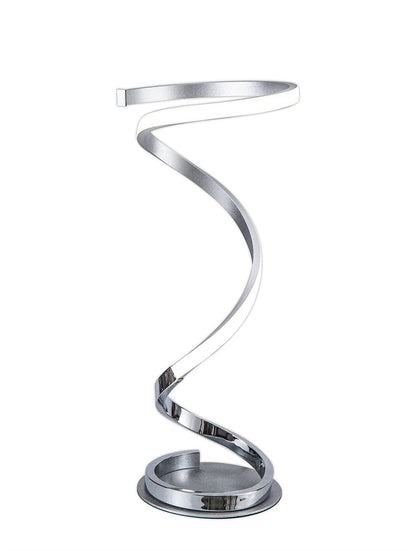 Mantra Helix Table Lamp 52cm, 20W LED, 3000K, 1600lm, Polished Chrome, 3yrs Warranty