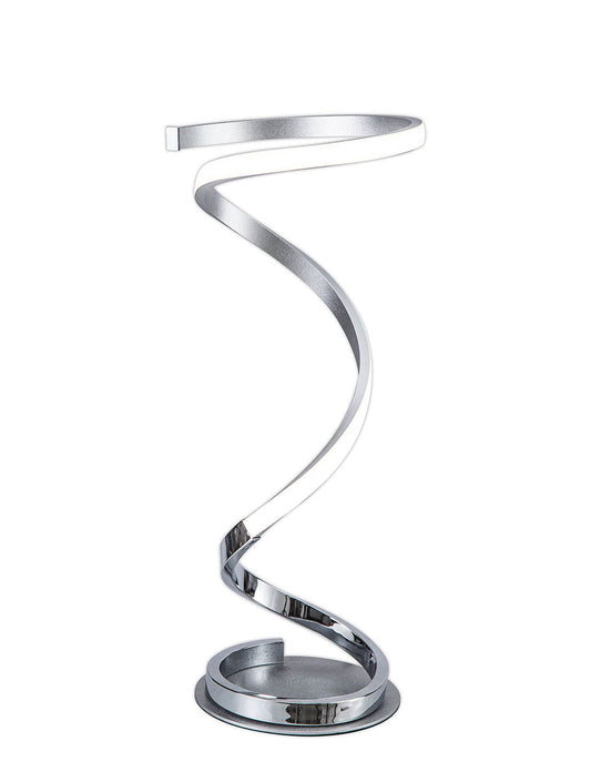 Mantra Helix Table Lamp 52cm, 20W LED, 3000K, 1600lm, Polished Chrome, 3yrs Warranty