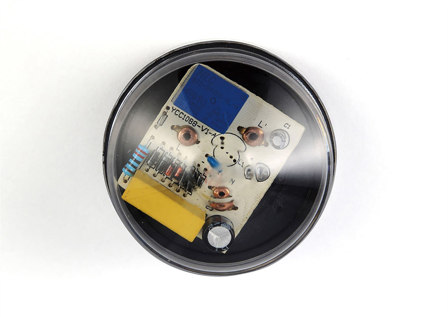 Deco Espial Wall Mounted Photocell Kit IP65 5-45Lux 10A Clear Cover/Black Ancillary