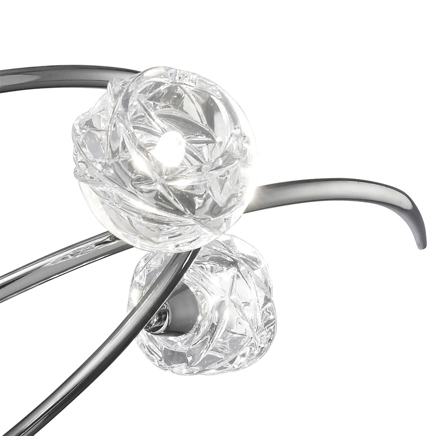 Mantra M3941 Maremagnum Ceiling 6 Light G9, Polished Chrome