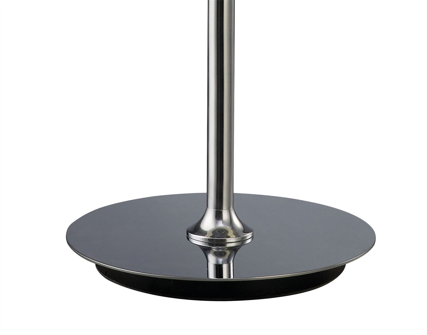 Mantra M3626 Mediterraneo Table Lamp 2 Light E27 Medium, Polished Chrome/Frosted White Glass