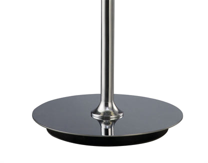 Mantra M3626 Mediterraneo Table Lamp 2 Light E27 Medium, Polished Chrome/Frosted White Glass