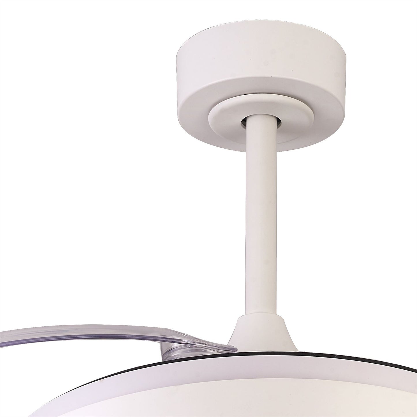 Siberia Mini 40W LED Dimmable White/RGB Ceiling Light With Built-In 28W DC Fan, 3000-6500K Remote Control, 2500lm, White, 5yrs Warranty