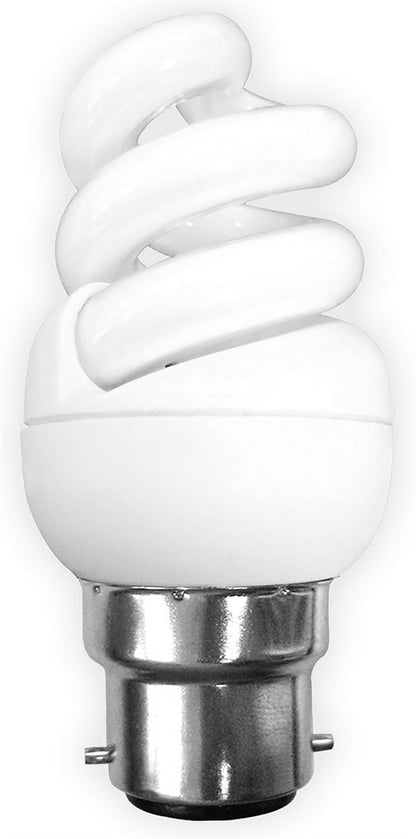 Luxram Super Mini Sup Spiral Super Mini Supreme Spiral B22 9W 2700K Compact Fluorescent Compact
