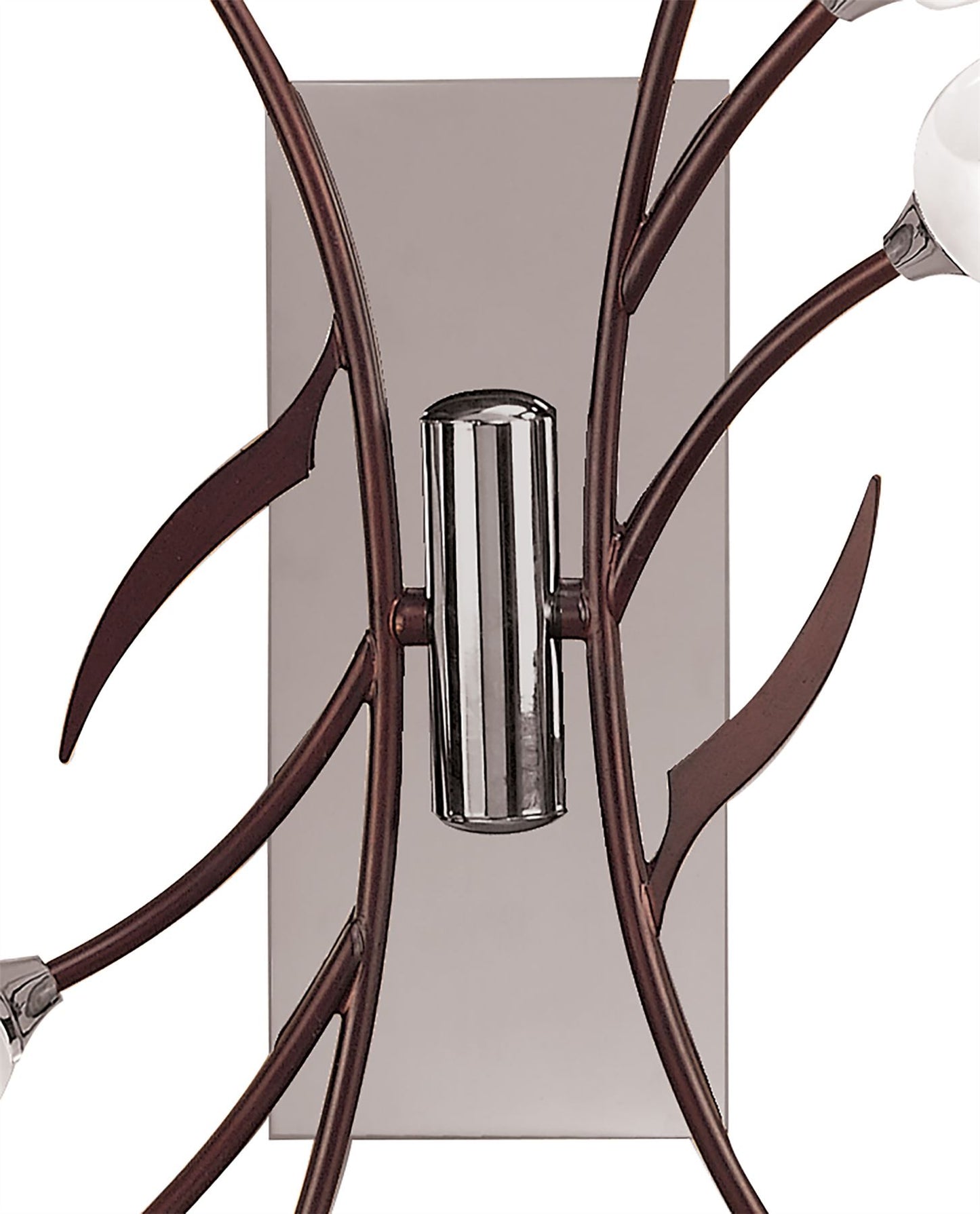 Mantra Holland Ceiling/Wall 6 Light G9, Polished Chrome/Wenge