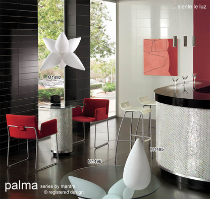 Mantra M1495 Palma Table Lamp Induction LED RGB Outdoor IP44, Opal White