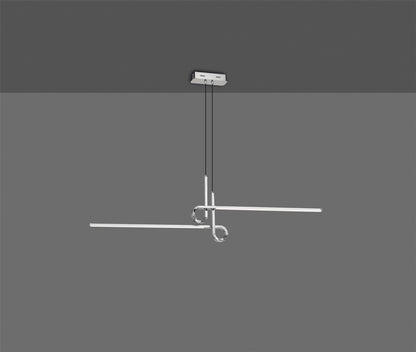 Mantra M6120 Cinto Pendant 24W LED, 3000K, 1950lm, Polished Chrome, 3yrs Warranty