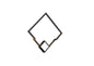 Mantra Boutique Square Wall Light, Dimmable, 25W LED, 3000K, 1370lm, Black, 3yrs Warranty