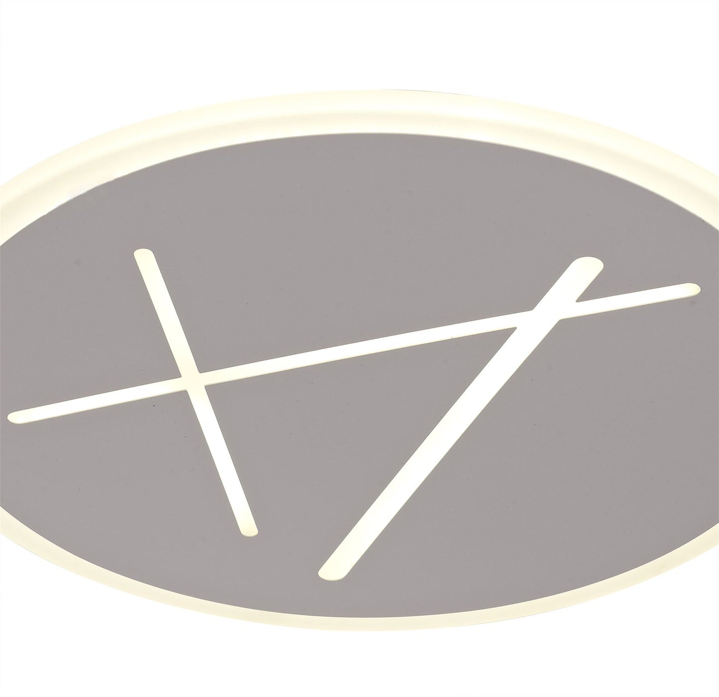 Mantra Fusion Kenzo 46.8cm Ceiling 47cm Round, 40W LED, 4000K, 2800lm, Sand White, 3yrs Warranty Ceiling