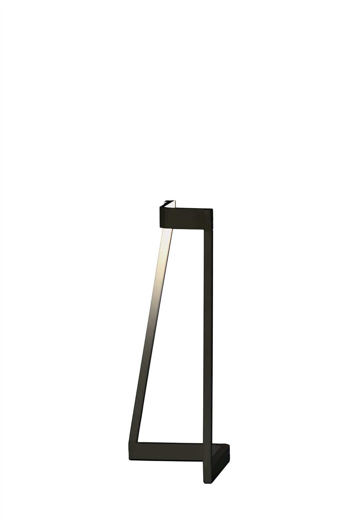 Mantra Minimal Table Lamp, 5W LED, 3000K, 375lm, Black, 3yrs Warranty